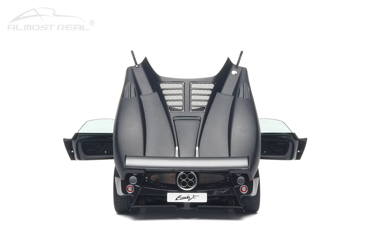 Almost Real 1:18 Pagani Zonda F - 2005 - Matt Carbon Black with Red Stripe 850411001