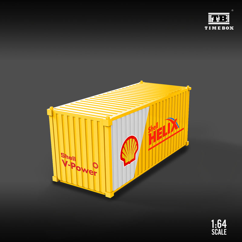 TimeBox 1:64 container – Shell Livery TB640128, side view