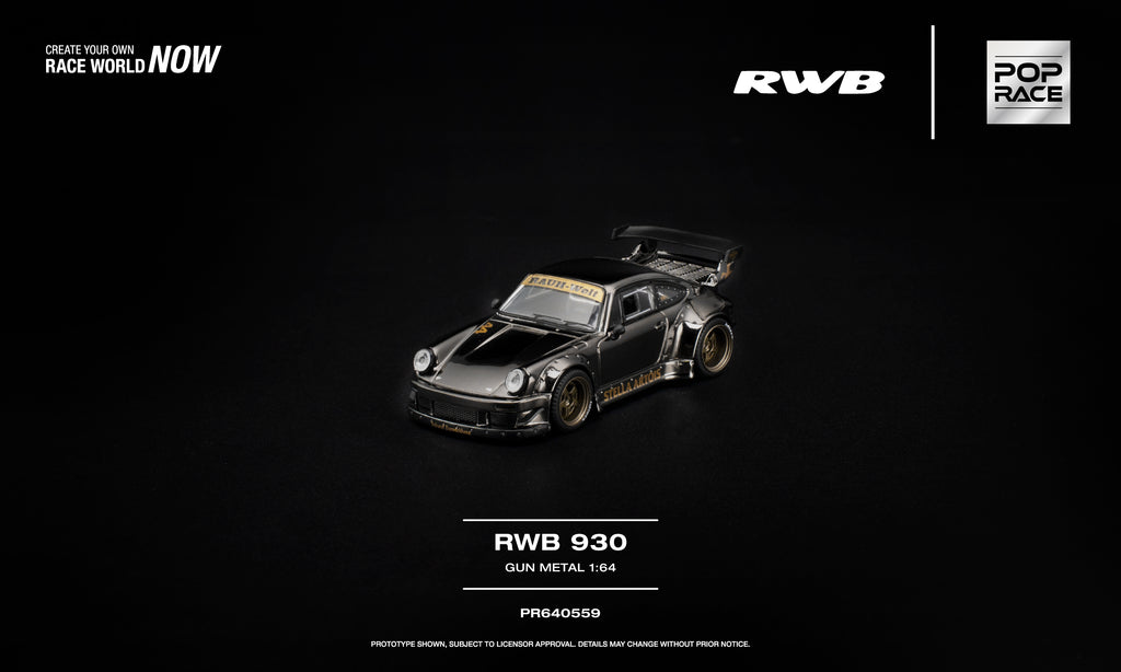 POP RACE RWB 930 GUN METAL