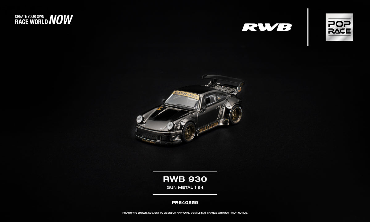 POP RACE RWB 930 GUN METAL