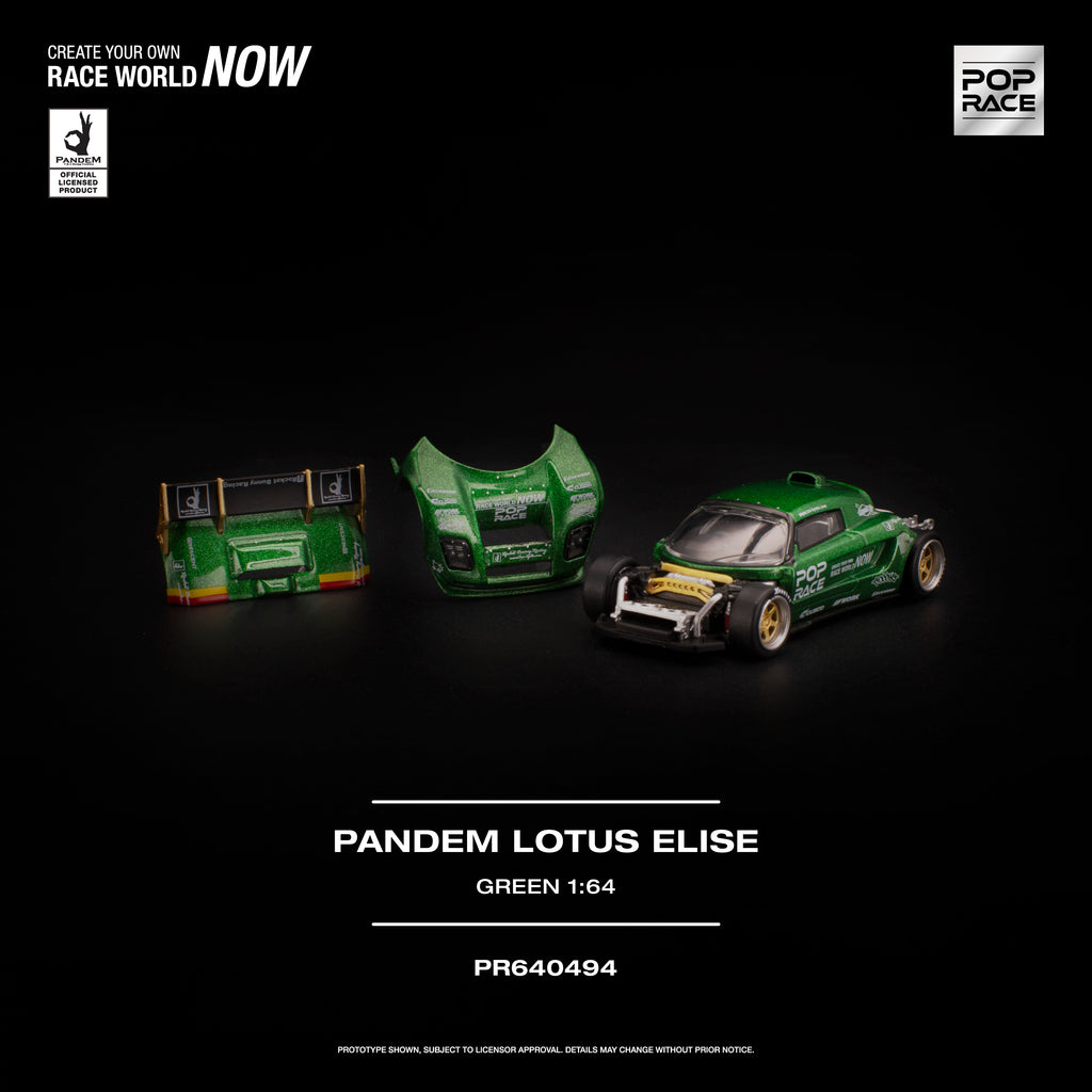 POP RACE PANDEM LOTUS ELISE GREEN