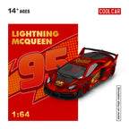 Cool Car 1:64 Lamborghini GTEVO Lightning McQueen livery diecast model