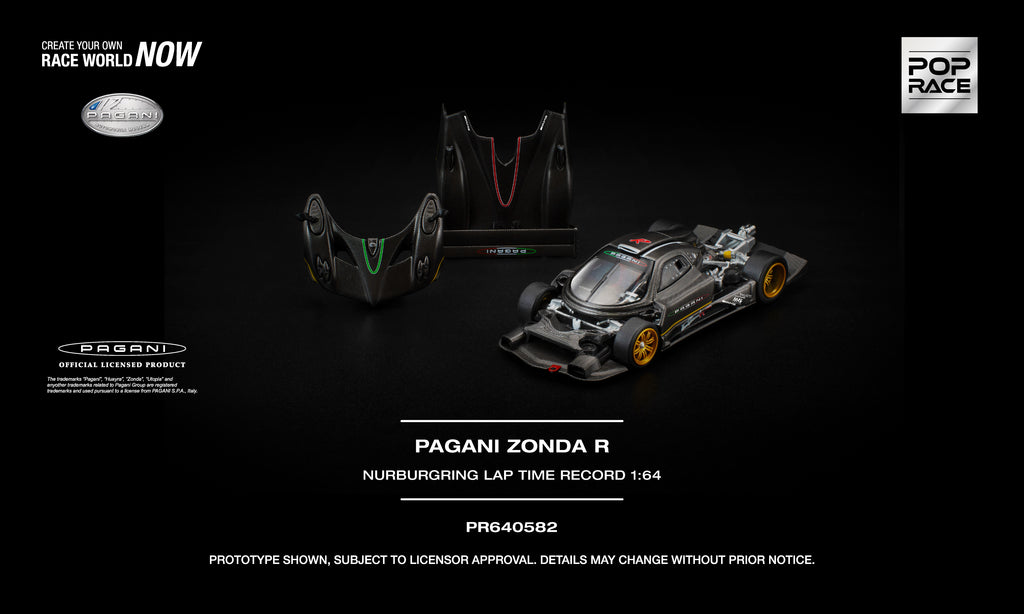 POP RACE PAGANI ZONDA R NURBURGRING LAP TIME RECORD