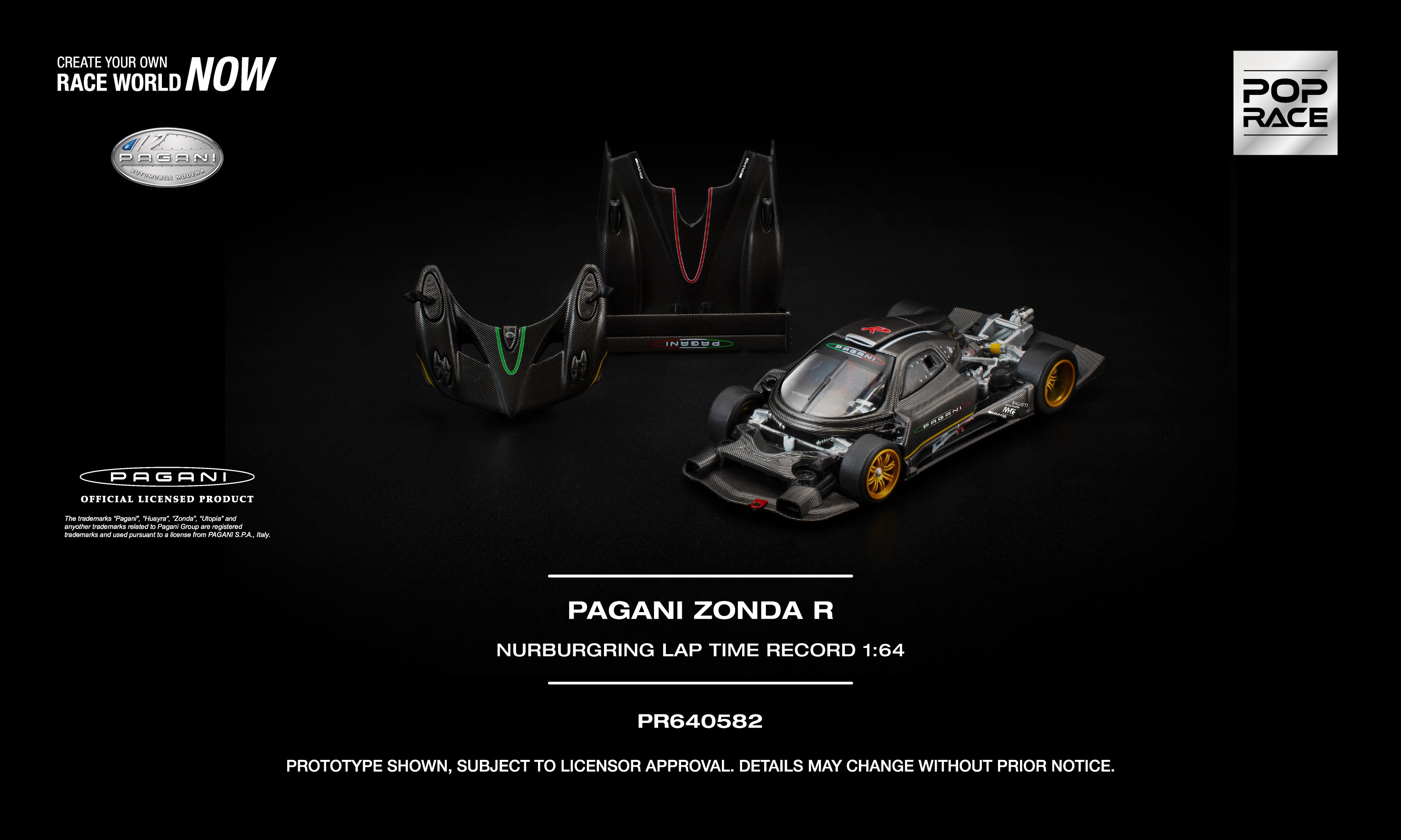 POP RACE PAGANI ZONDA R NURBURGRING LAP TIME RECORD