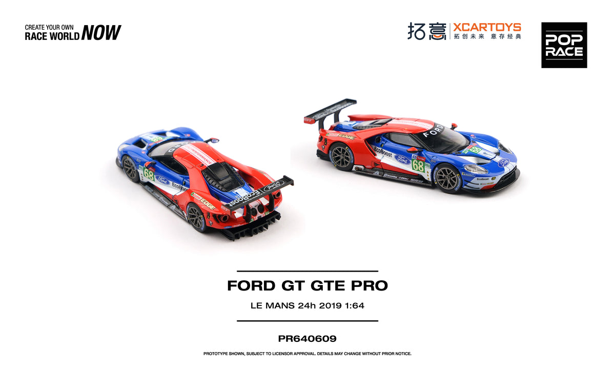 POP RACE FORD GT GTE PRO LE MANS 24H 2019