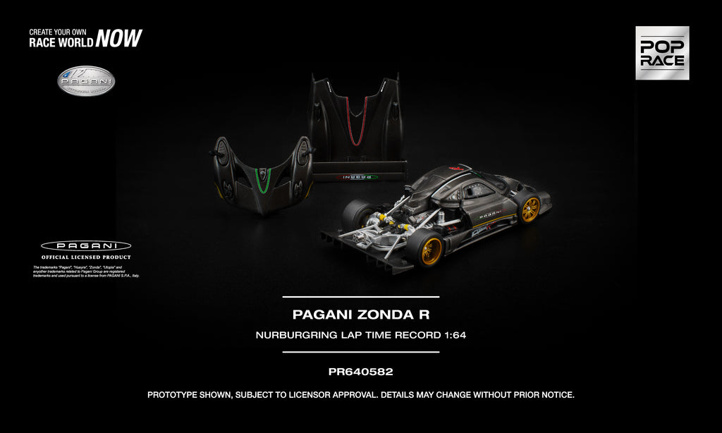 POP RACE PAGANI ZONDA R NURBURGRING LAP TIME RECORD