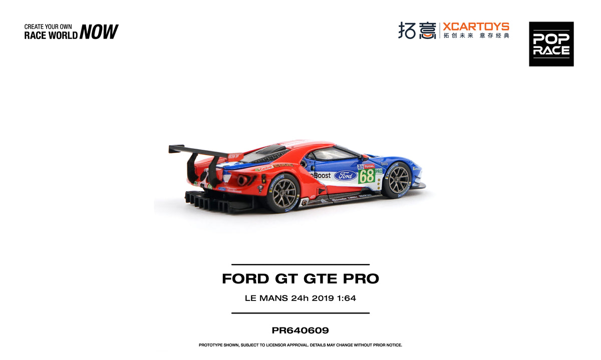 POP RACE FORD GT GTE PRO LE MANS 24H 2019