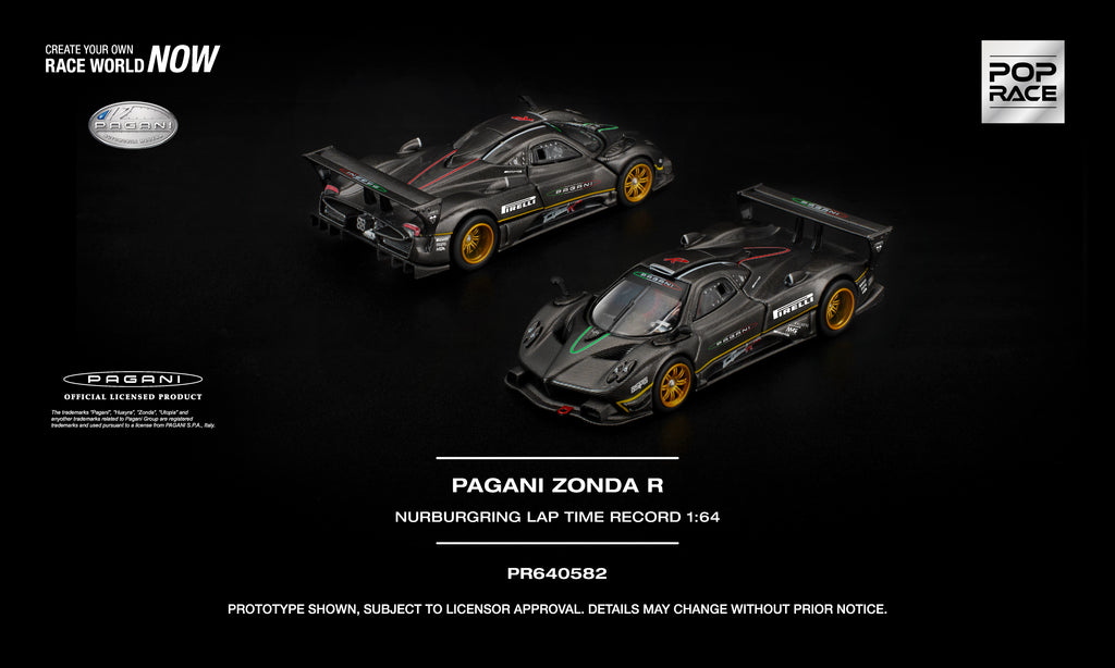 POP RACE PAGANI ZONDA R NURBURGRING LAP TIME RECORD