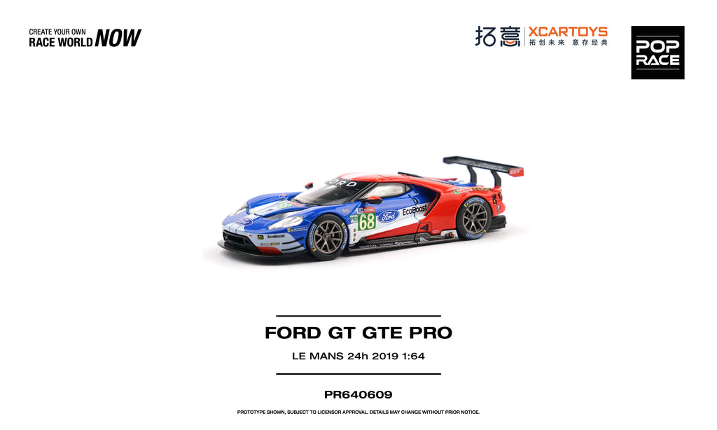 POP RACE FORD GT GTE PRO LE MANS 24H 2019