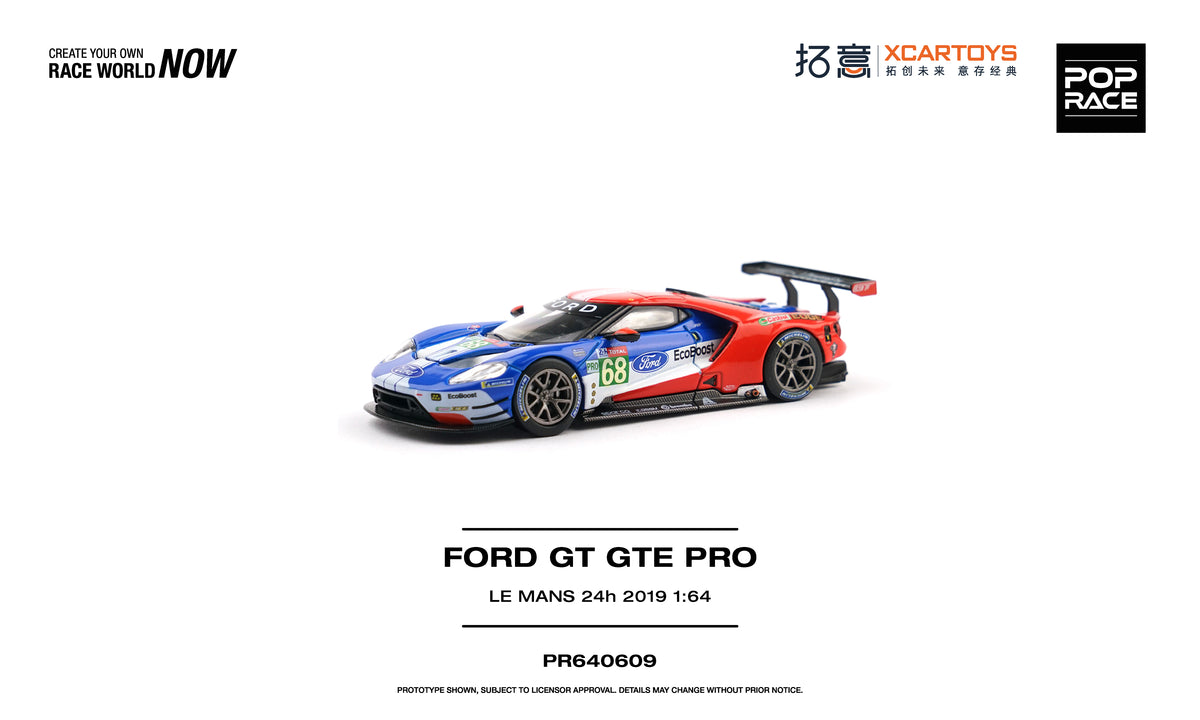 POP RACE FORD GT GTE PRO LE MANS 24H 2019