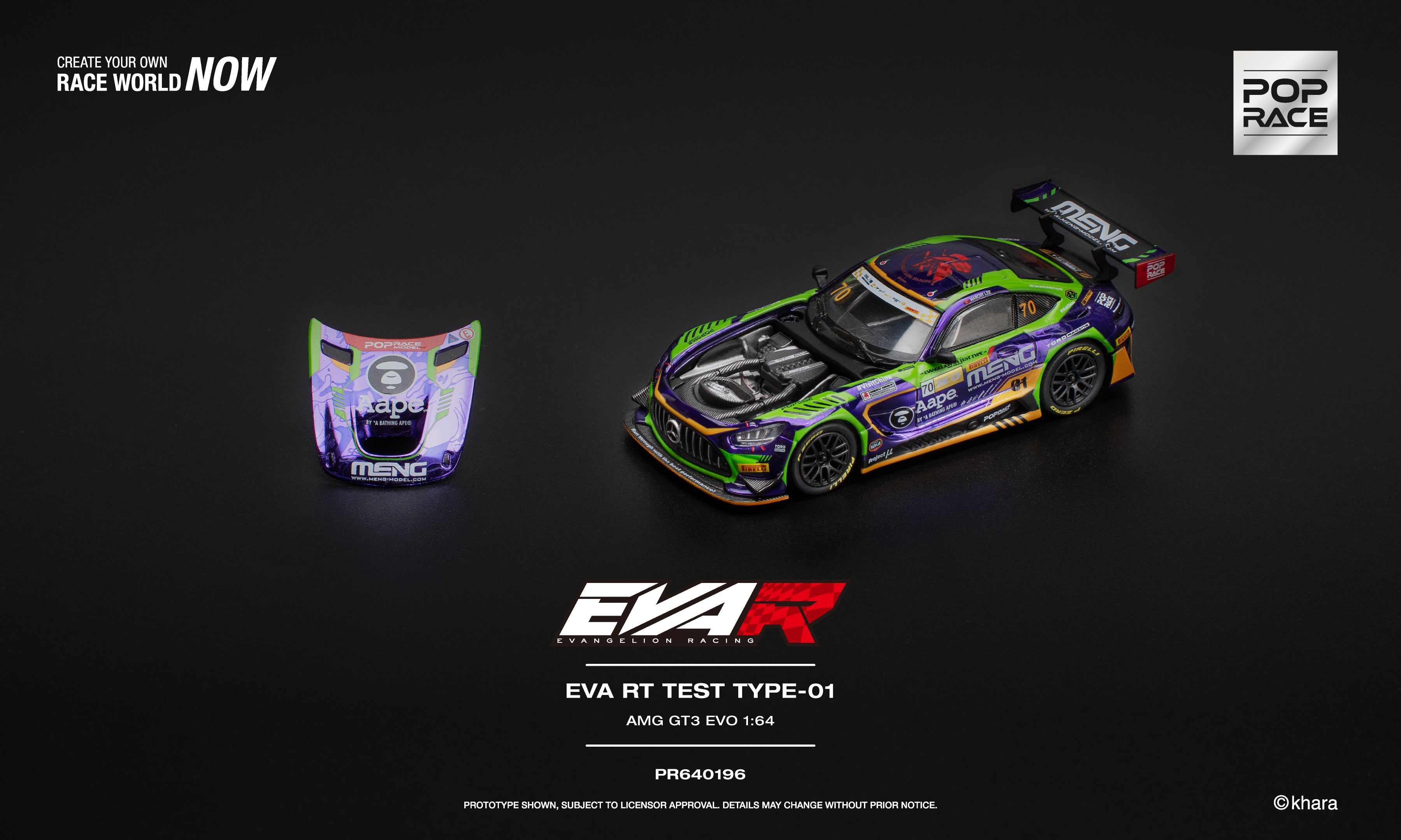 POP RACE EVA RT TEST TYPE -01 AMG GT3 EVO MACAU GP