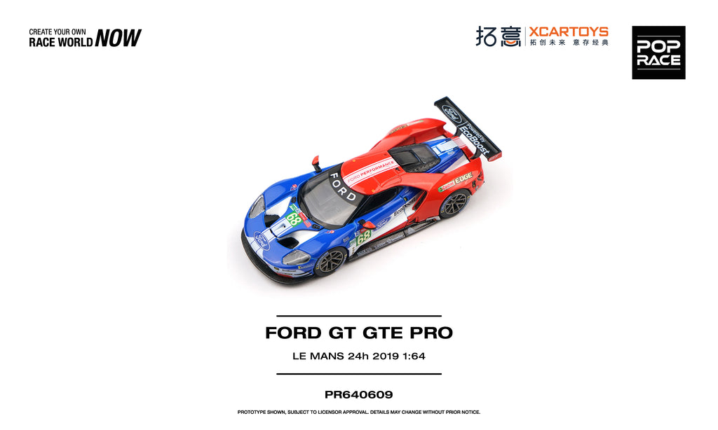POP RACE FORD GT GTE PRO LE MANS 24H 2019