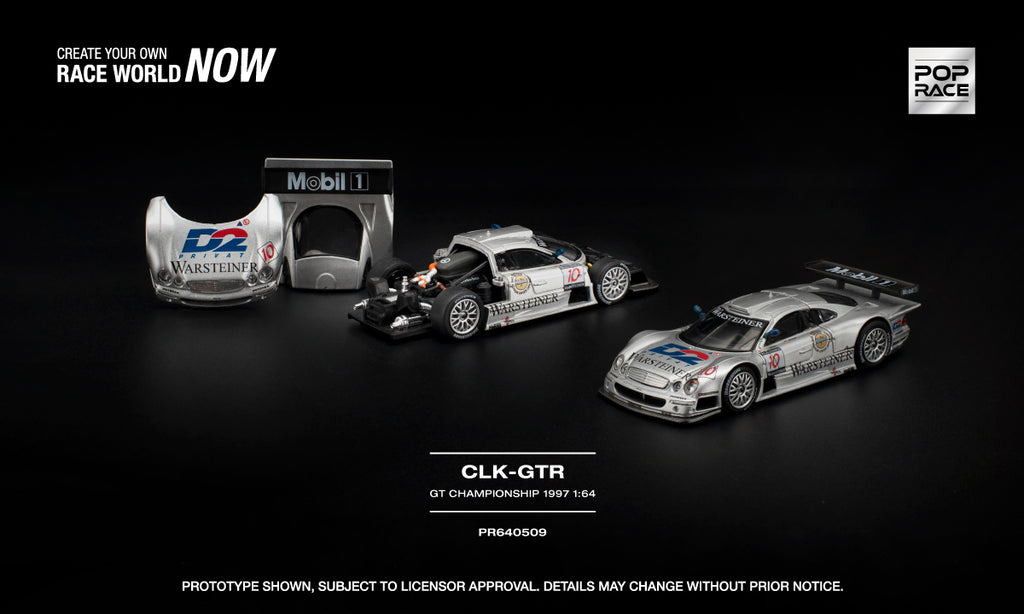 POP RACE MERCEDES-BENZ AMG CLK GTR FIA GT CHAMPIONSHIP 1997