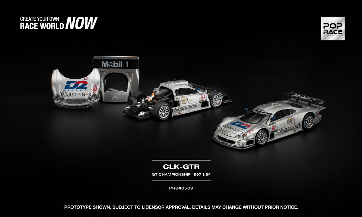 POP RACE MERCEDES-BENZ AMG CLK GTR FIA GT CHAMPIONSHIP 1997