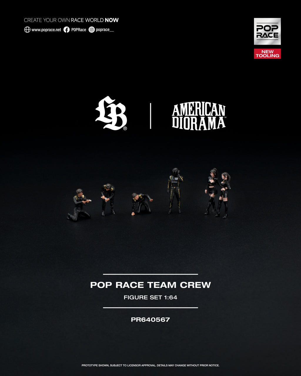 POP RACE TEAM CREW (6 Figures)