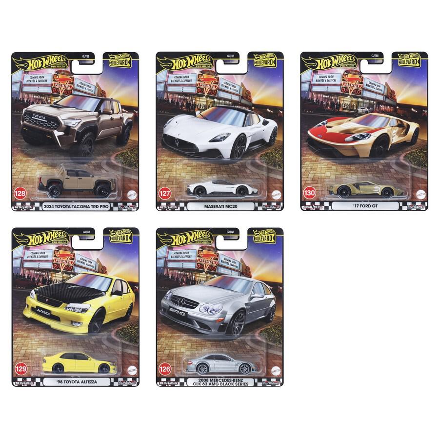 Hot Wheels Premium Boulevard Series (126–130) | Imported Set