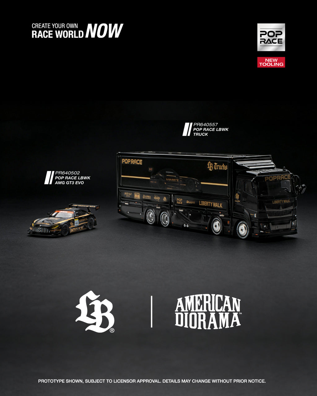POP RACE LBWK TRUCK BLACK