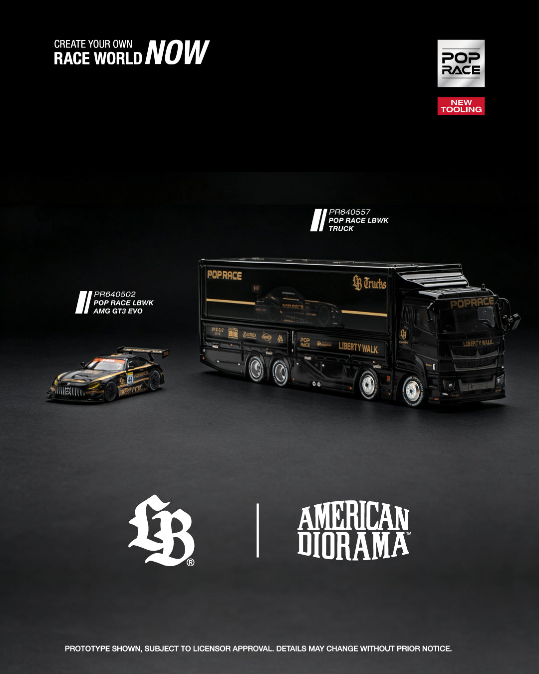 POP RACE LBWK TRUCK BLACK