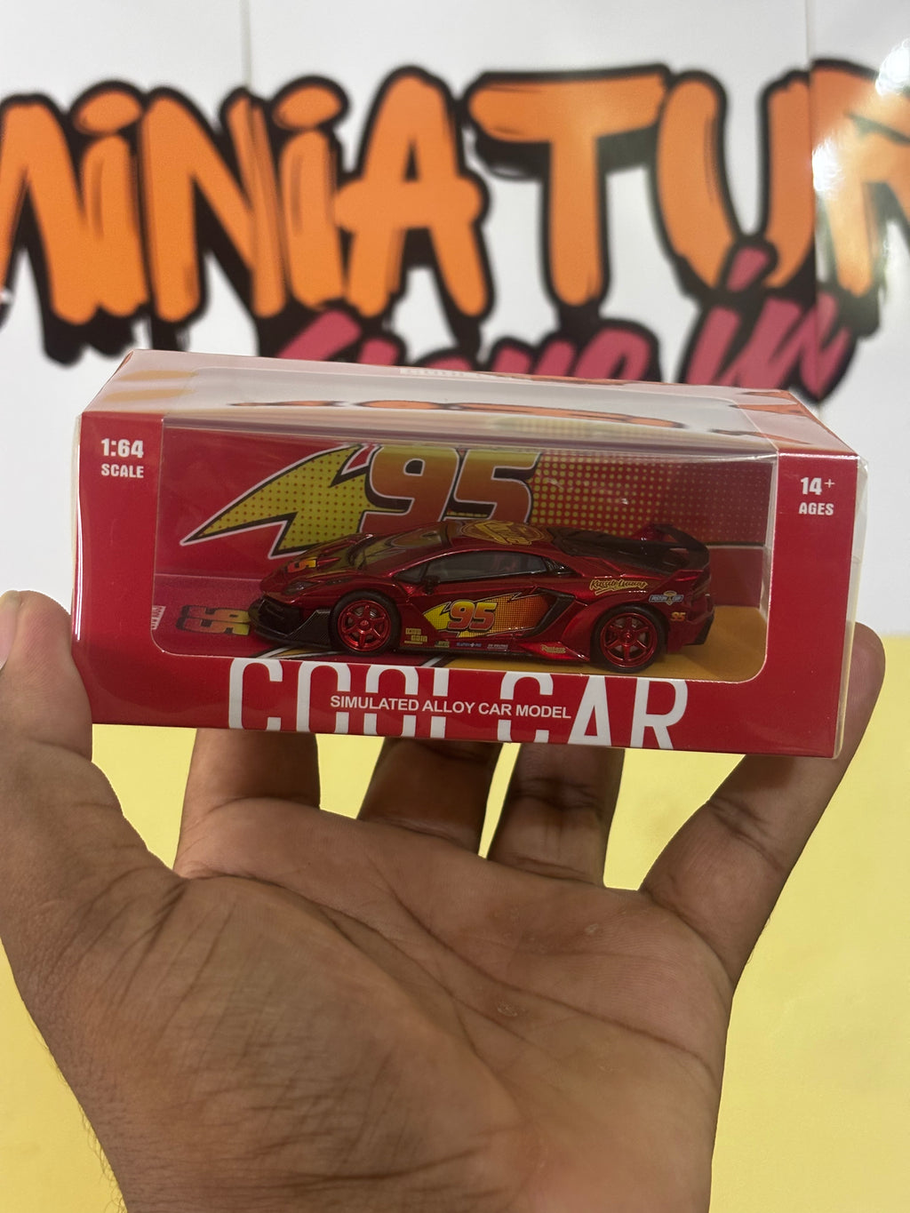 Cool Car Lamborghini GT EVO - Lightning McQueen Metallic Red Livery