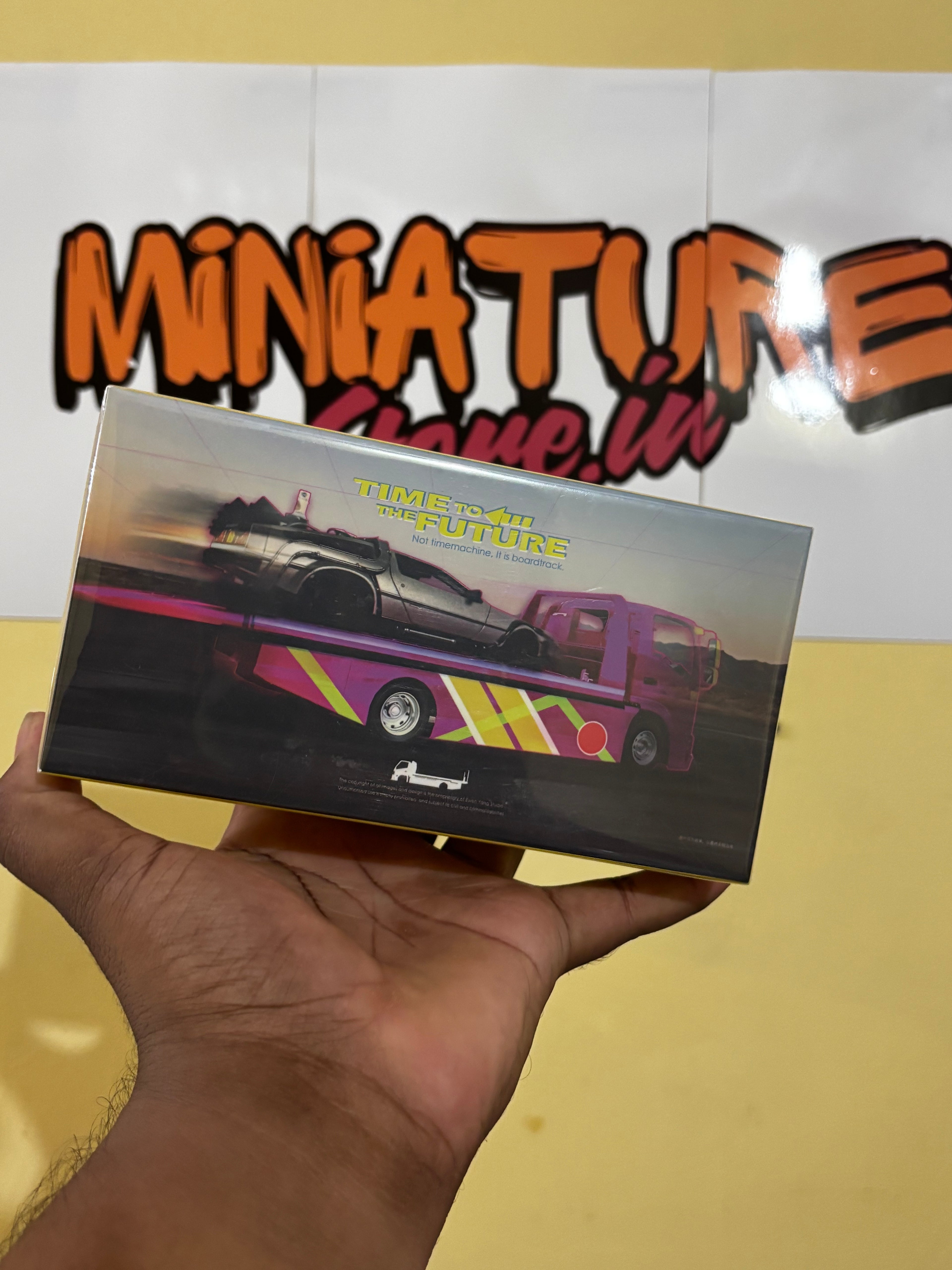 Cool Car 1:64 H300 Flatbed Transport Trailer - Back to the Future