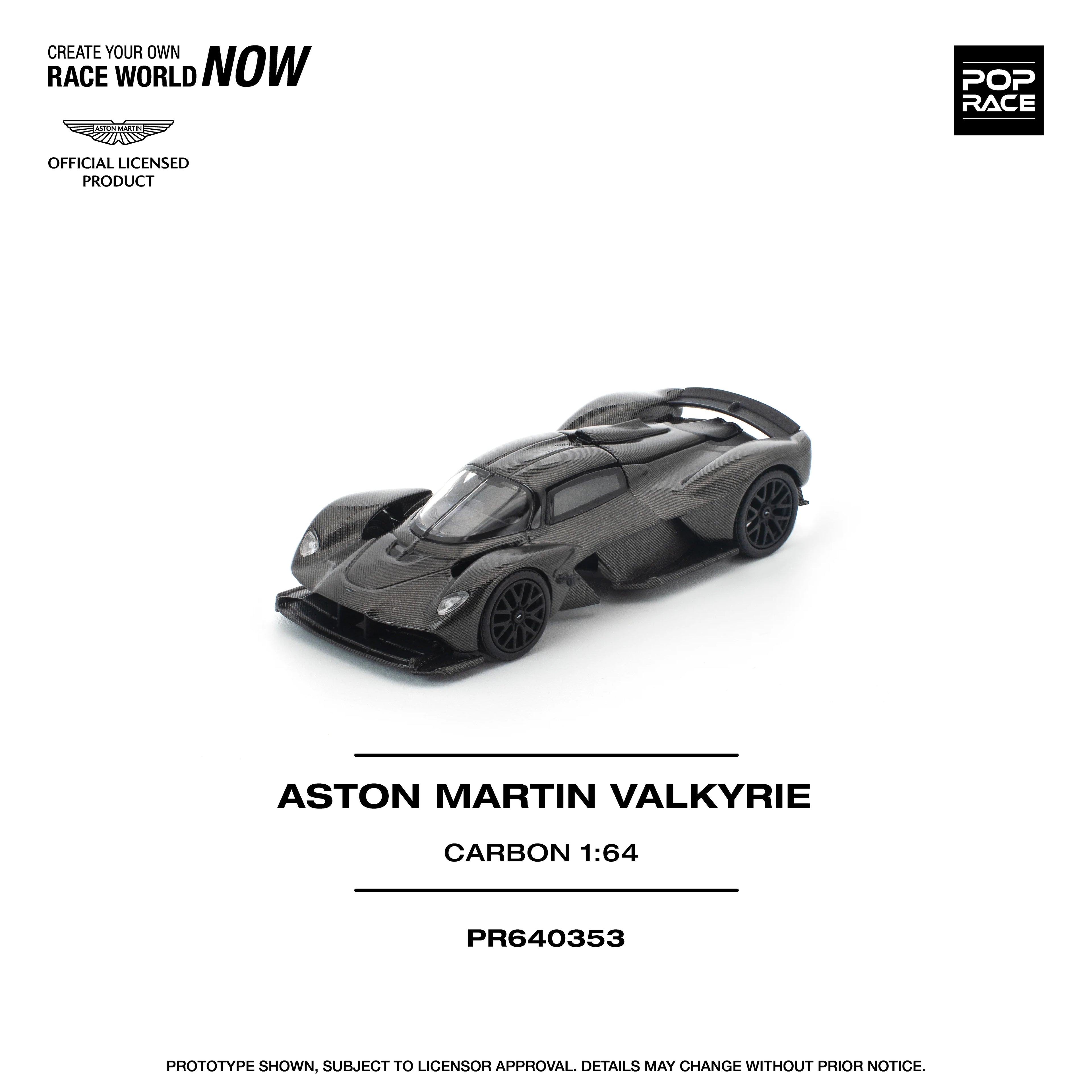 POP RACE ASTON MARTIN VALKYRIE CARBON EDITION