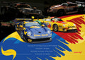 Sparky 1/64 Porsche 911 GT1 Blue Coral & 1997 D ROHR (YCOMBO64017)