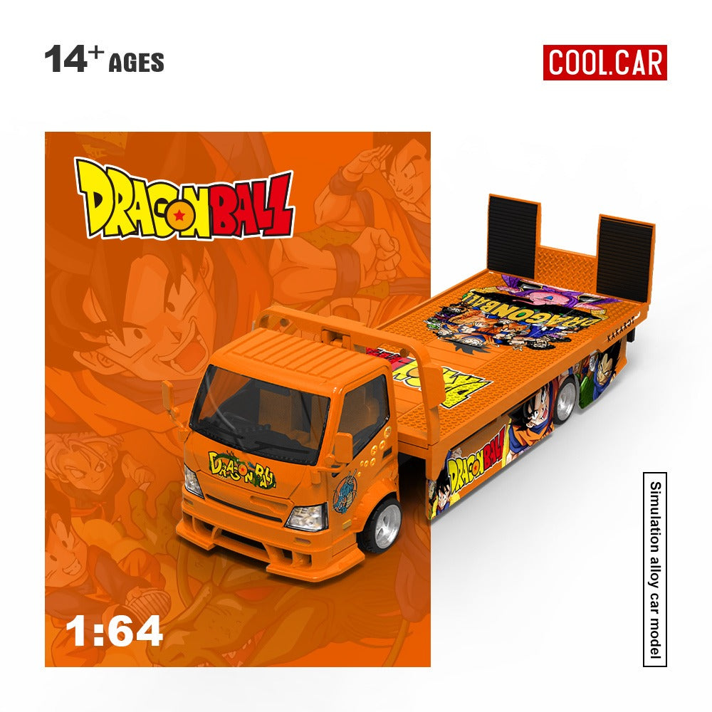 COOLCAR 1:64 H300 flat transport trailer - Dragon Ball