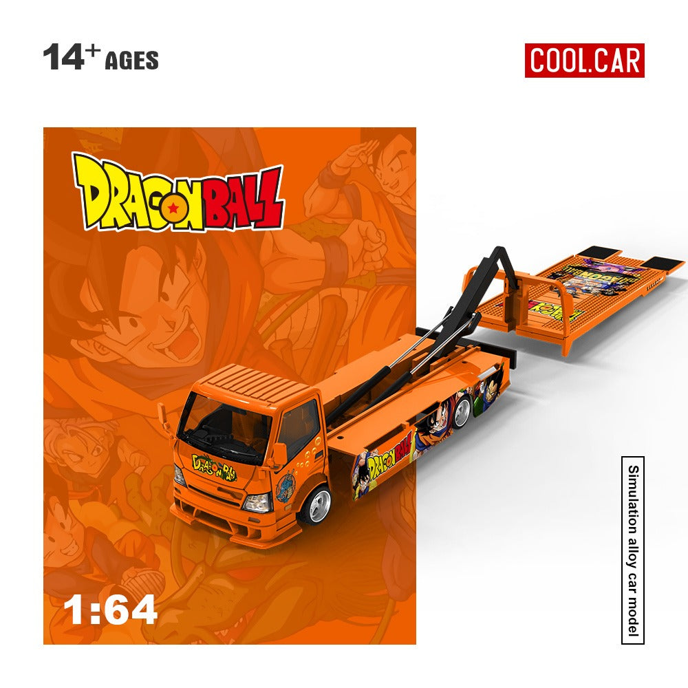 COOLCAR 1:64 H300 flat transport trailer - Dragon Ball