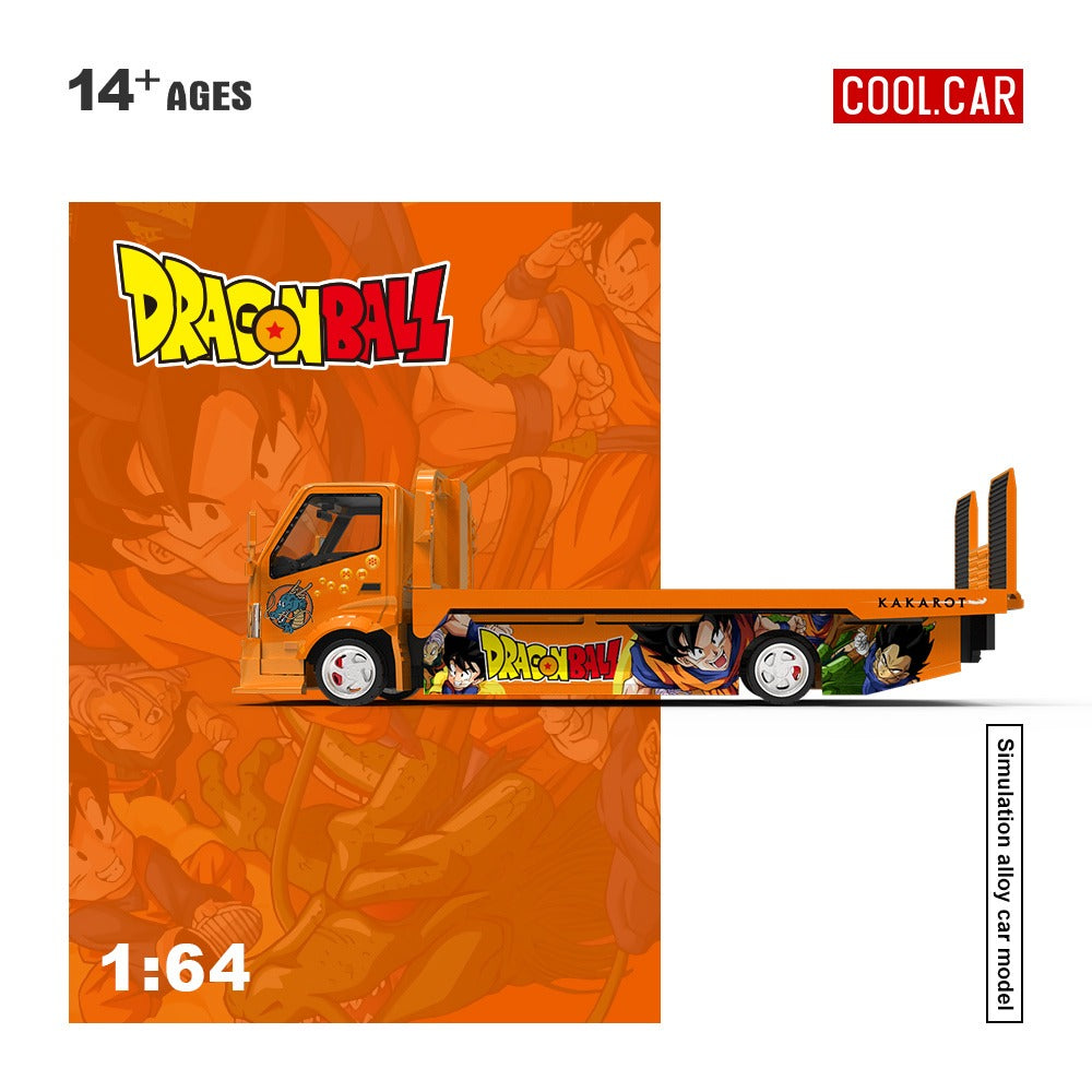 COOLCAR 1:64 H300 flat transport trailer - Dragon Ball