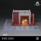 MoreArt 1:64 Model of McDonald's Scene in Sedona, Arizona, USA - Blue Sign