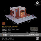 MoreArt 1:64 Model of McDonald's Scene in Sedona, Arizona, USA - Blue Sign