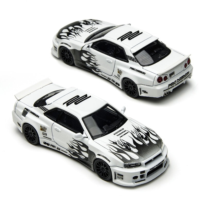 TimeMicro × PSC DESIGN 1:64 R34 "Smilodon" Black & White Synthetic
