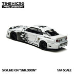 TimeMicro × PSC DESIGN 1:64 R34 "Smilodon" Black & White Synthetic