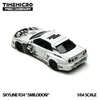 TimeMicro × PSC DESIGN 1:64 R34 "Smilodon" Black & White Synthetic