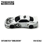 TimeMicro × PSC DESIGN 1:64 R34 "Smilodon" Black & White Synthetic