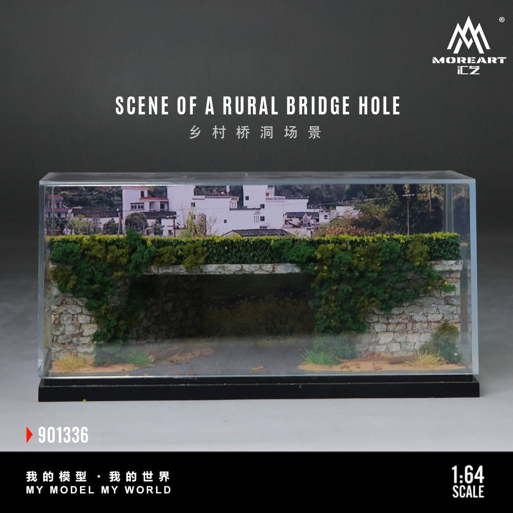 MoreArt 1:64 Model of Rural Bridge Hole Scene