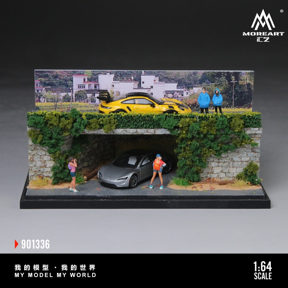 MoreArt 1:64 Model of Rural Bridge Hole Scene
