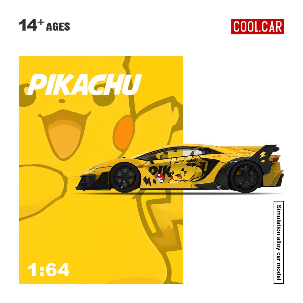 Cool Car Lamborghini GTEVO Pikachu