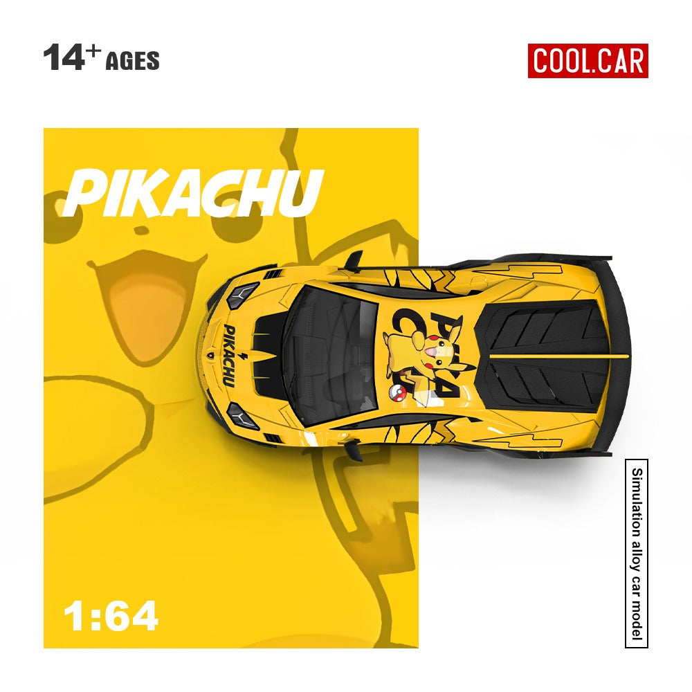 Cool Car Lamborghini GTEVO Pikachu