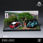 MoreArt 1:64 Scenic miniature scene of rural hill road