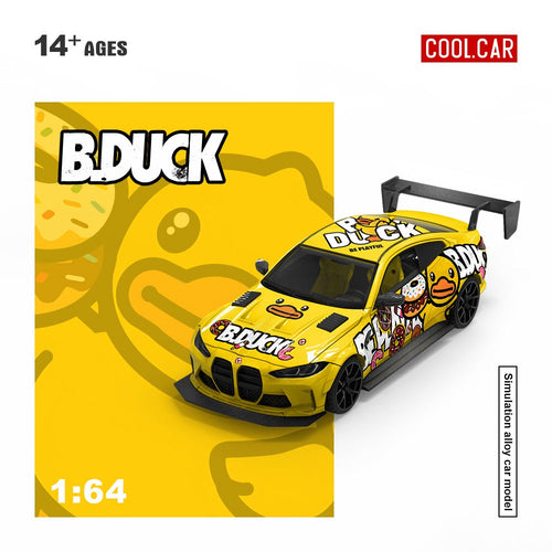COOL CAR BMW M4 Yellow Duck