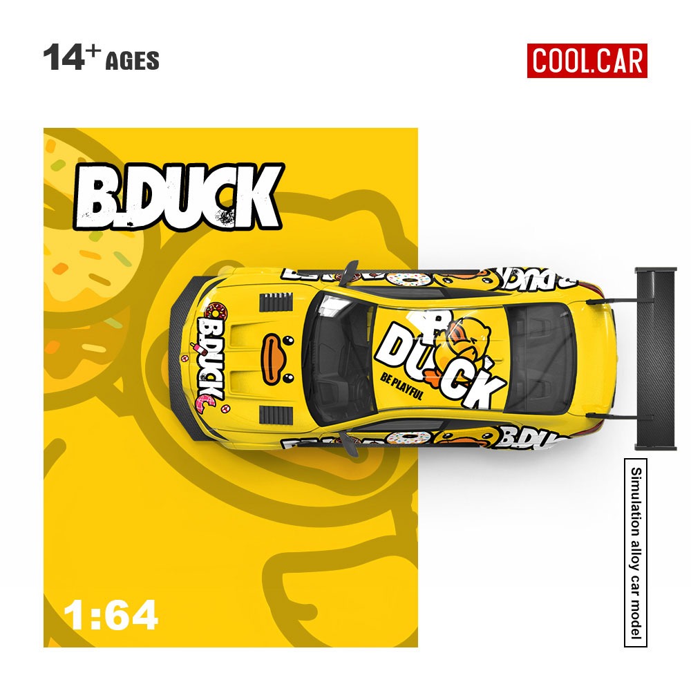 COOL CAR BMW M4 Yellow Duck