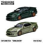 TimeMicro × PSC DESIGN 1:64 R34 "Smilodon" Millennium Jade & Dark Green