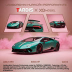 tardis*XQ 1/64 Lamborghini HURACAN PERFORMANTE  Italian Stripe Metallic Green