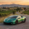 tardis*XQ 1/64 Lamborghini HURACAN PERFORMANTE  Italian Stripe Metallic Green