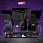 COOLCAR H300 flatbed transport trailer - Kuromi