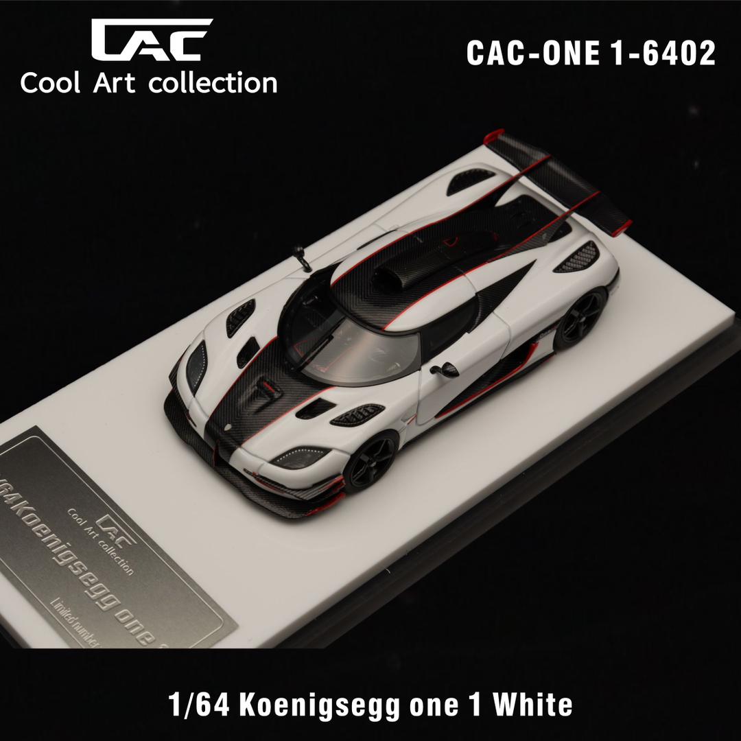 VMB CoolArtCollection 1/64 Koenigsegg one 1 White