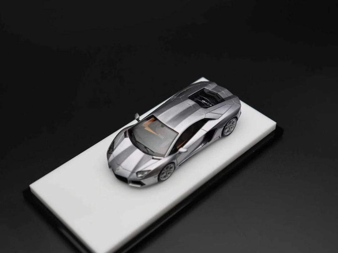 VMB 1/64 Aventador LP700-4 Silver Gray