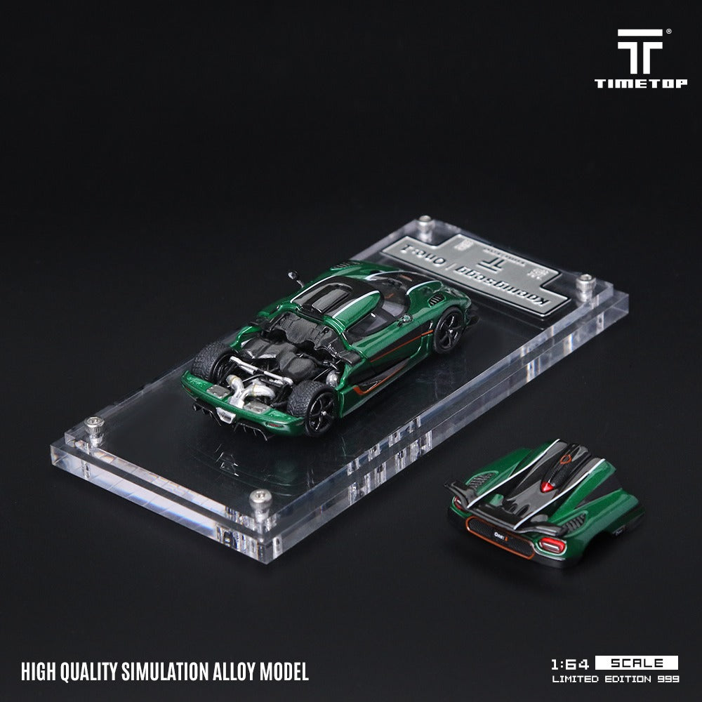 TIME TOP 1: 64 KONISEGONE1 Simulation Alloy Car Model