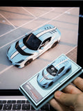 GLAMCRAFT 1/64 812C Full Open Diecast Model.